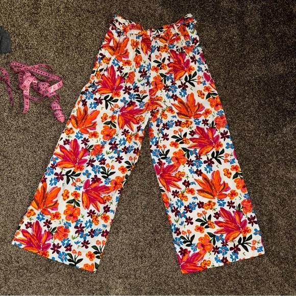 Joie floral Linen/Rayon blend pants size 2 - Picture 1 of 8